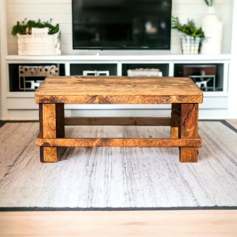 Landmark pine solid wood store farmhouse coffee table